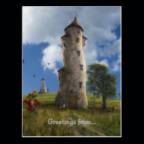 La Aldea, Greetings from... - Postcard postcards