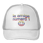 La Amiga Número 1 Venezuelan Flag Colors 4 Girls Hats