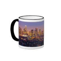 LA at  Night Coffee Mugs