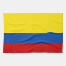 La bandera de Colombia Toallas De Mano