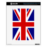 La bandera de Union Jack Skin Para El NOOK
