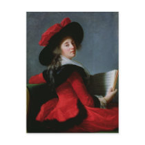 La Baronne de Crussol, 1785 Postcard