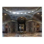 La basílica y el Baldacchino de San Pedro Postales