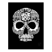 La Bella Muerte Dark Postcard