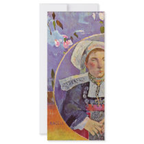 La Belle Angele By Gauguin Paul (Best Quality) Custom Rack Cards