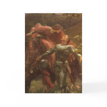 La Belle Dame sans Merci by Sir Frank Dicksee Cards