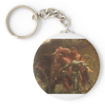 La Belle Dame sans Merci by Sir Frank Dicksee Key Chains