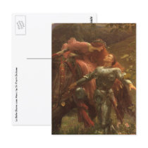 La Belle Dame sans Merci by Sir Frank Dicksee Post Card