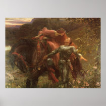 La Belle Dame sans Merci by Sir Frank Dicksee Posters