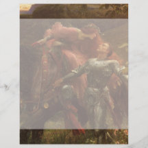 La Belle Dame sans Merci, Dicksee, Victorian Art Personalized Flyer