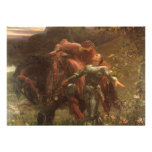 La Belle Dame sans Merci, Dicksee, Victorian Art Cards