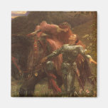 La Belle Dame sans Merci, Dicksee, Victorian Art Magnet