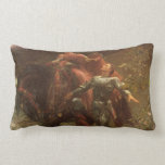 La Belle Dame sans Merci, Dicksee, Victorian Art Throw Pillows