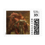 La Belle Dame sans Merci, Dicksee, Victorian Art Stamps
