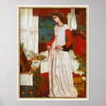 La Belle Iseult  ~  William Morris Poster