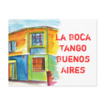 La Boca Tango Postcard