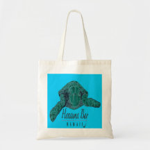 La bolsa de asas de la tortuga de Hawaii