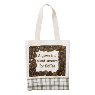 La bolsa de asas del corazón del grano de café bolsa tote zazzle HEART