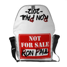 La bolsa de mensajero 2012 de Ron Paul Bolsas De Mensajería