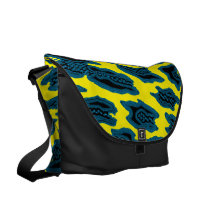 La bolsa de mensajero abstracta del carrito de no. bolsas de mensajeria