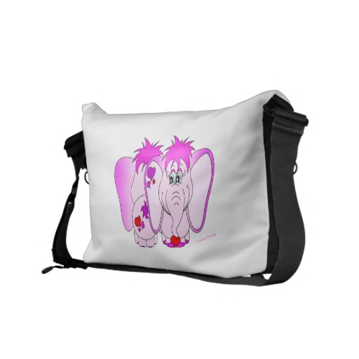 La bolsa de mensajero afortunada linda del meñique bolsas messenger