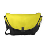 La bolsa de mensajero amarilla negra y brillante bolsas messenger