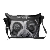 La bolsa de mensajero andina del oso bolsas de mensajeria