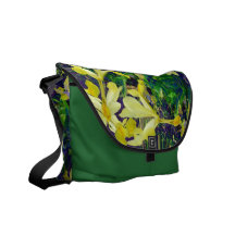 La bolsa de mensajero de la composición del iris bolsas de mensajería
