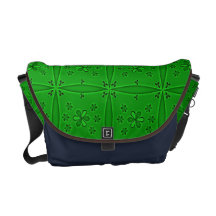 La bolsa de mensajero de la tierra de la flora bolsa messenger