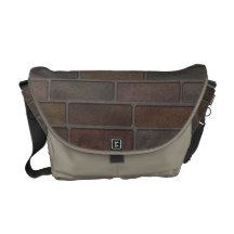 La bolsa de mensajero de los ladrillos bolsas messenger