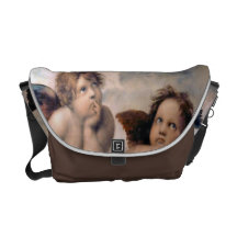 La bolsa de mensajero del ángel de la querube bolsas de mensajeria