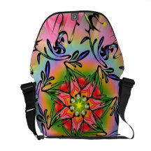 La bolsa de mensajero del carrito de la mandala bolsas messenger