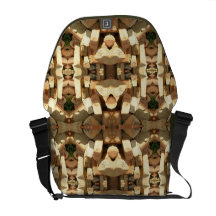 La bolsa de mensajero del personalizado del orname bolsa de mensajeria 