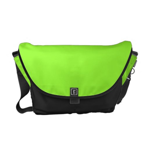 La bolsa de mensajero moderna verde y negra bolsas messenger