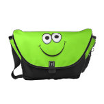 La bolsa de mensajero sonriente de la cara del dib bolsas messenger