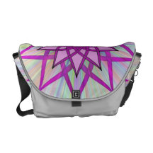 La bolsa de mensajero violeta del carrito de la fl bolsas messenger