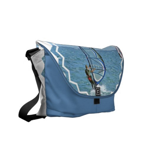 La bolsa de mensajero Windsurfing tropical Bolsa De Mensajeria