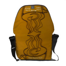 La bolsa de viaje del personalizado del café bolsas de mensajería