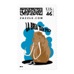 La Brea Tar Pits Mammoth postage