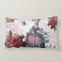 la cage aux oiseaux (The Bird cage) Throw Pillow