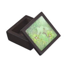 La caja de regalo superior del Faery verde Cajas De Recuerdo De Calidad