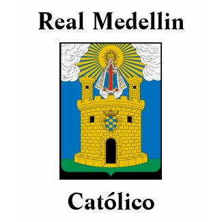La Camisa de Real Medellin Católico shirt