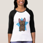 La camiseta de las mujeres australianas del Kelpie