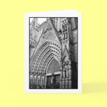 La Catedral Greeting Card cards