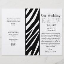 La cebra del programa del boda raya negro del mode tarjeta publicitaria