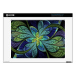 stained glass, green, blue, purple, flower,