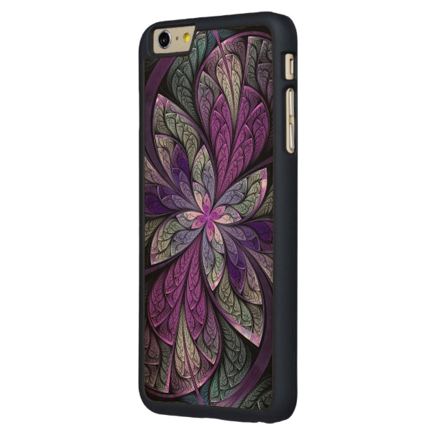 La Chanteuse Violett Carved® Maple iPhone 6 Plus Slim Case