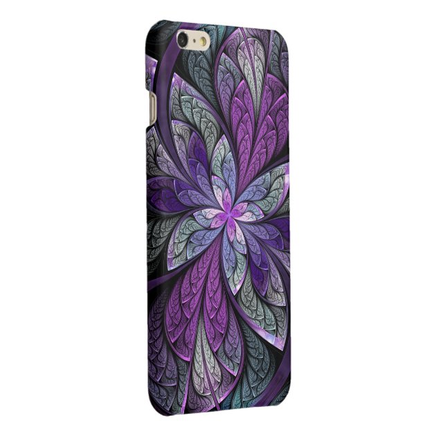 La Chanteuse Violett Glossy iPhone 6 Plus Case-2