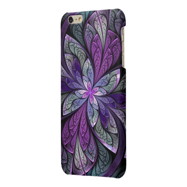 La Chanteuse Violett Glossy iPhone 6 Plus Case