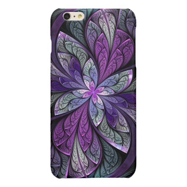 La Chanteuse Violett Glossy iPhone 6 Plus Case